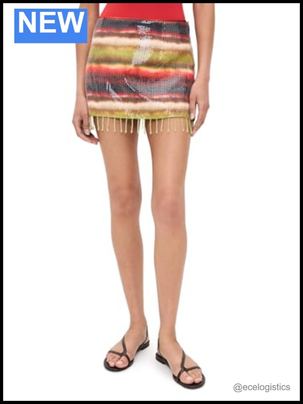 Sequin Embellished Cocktail Mini Skirt
